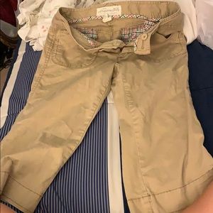 Aeropostale khaki capris